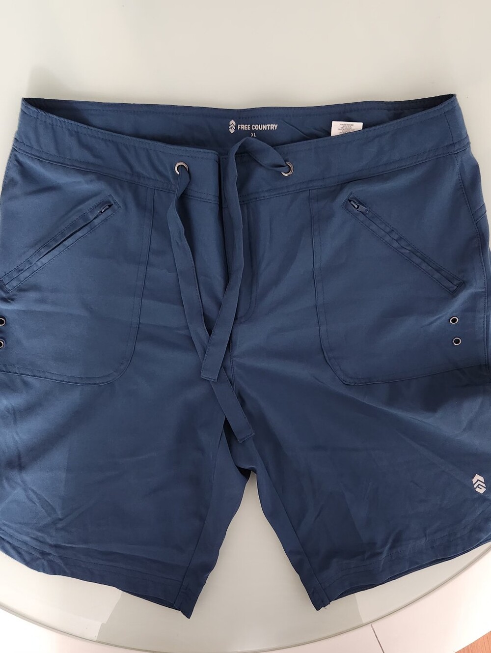 Free Country Royal Blue Active Shorts
